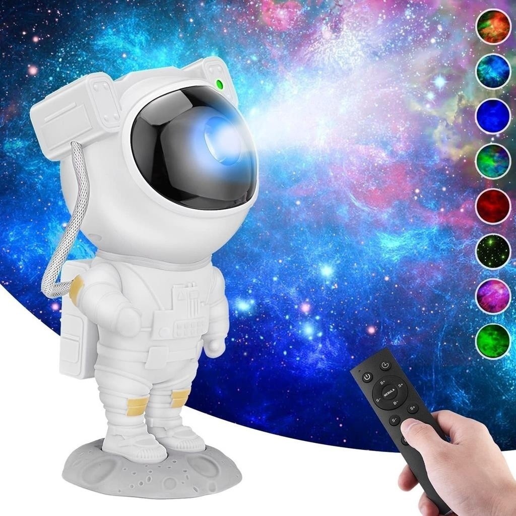 Projetor De Luz Noturna Galaxy Star Galaxia Nebulosa Astronauta Luz Da Noite Quarto decorativas