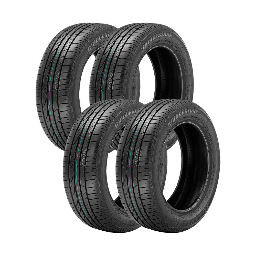 Jogo 4 Pneus Bridgestone Aro 16 Turanza ER300 205/55R16 91V em Oferta na Shopee