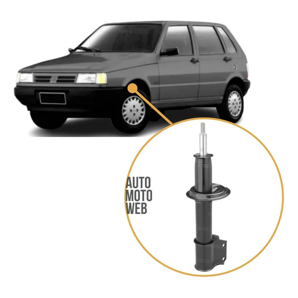 Par Amortecedor Dianteiro Fiat Uno Fiorino 1988 a 2013 Original Nakata · foto 2