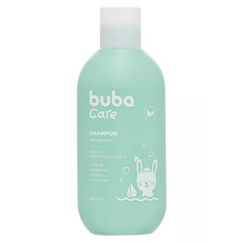 Shampoo Bebê Sem Lágrimas Infantil 250ml 100% Vegana Buba