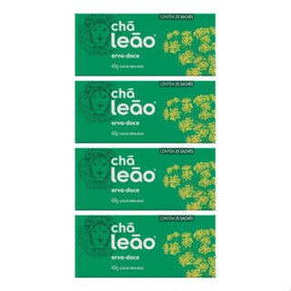 Kit C/ 100 Saquinhos Chá Leão Erva Doce Em Sachê 40g Cada Cx em Oferta na Shopee