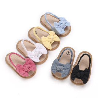 Sandálias Para Bebês Toddler Baby Girls Big Bowknot Sapatos De Praia De Verão Infantis