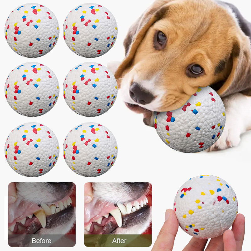 Bola De Dentição Para Moer Animais-Mastigar Cães-Brinquedo De Treinamento Interativo De Lançamento-Portátil , Durável , Alta Elasticidade Filhotes De em Oferta na Shopee