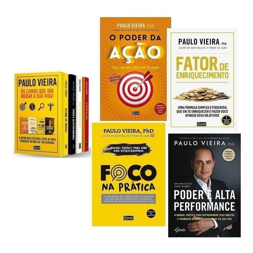 Box Livros Paulo Vieira: Onde Comprar | BuscaProdutos