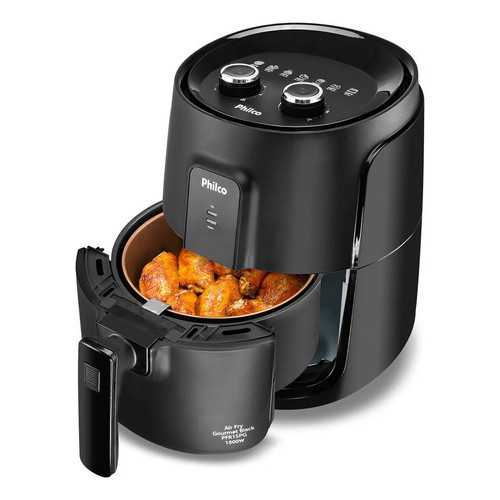 Fritadeira Air Fryer 4,4 litros Philco PFR15PG Gourmet Black