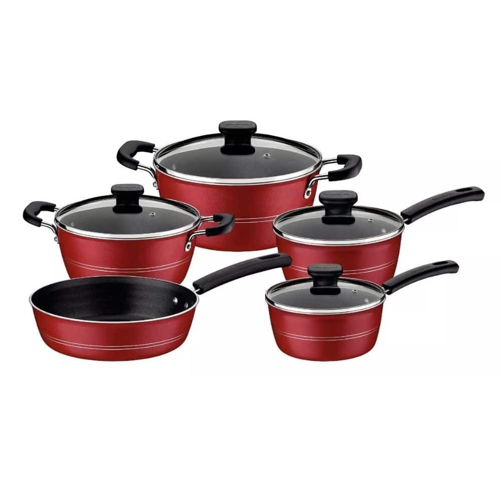 Jogo de Panelas 5 peças Sicilia Tramontina Revestimento Antiaderente em Oferta na Shopee