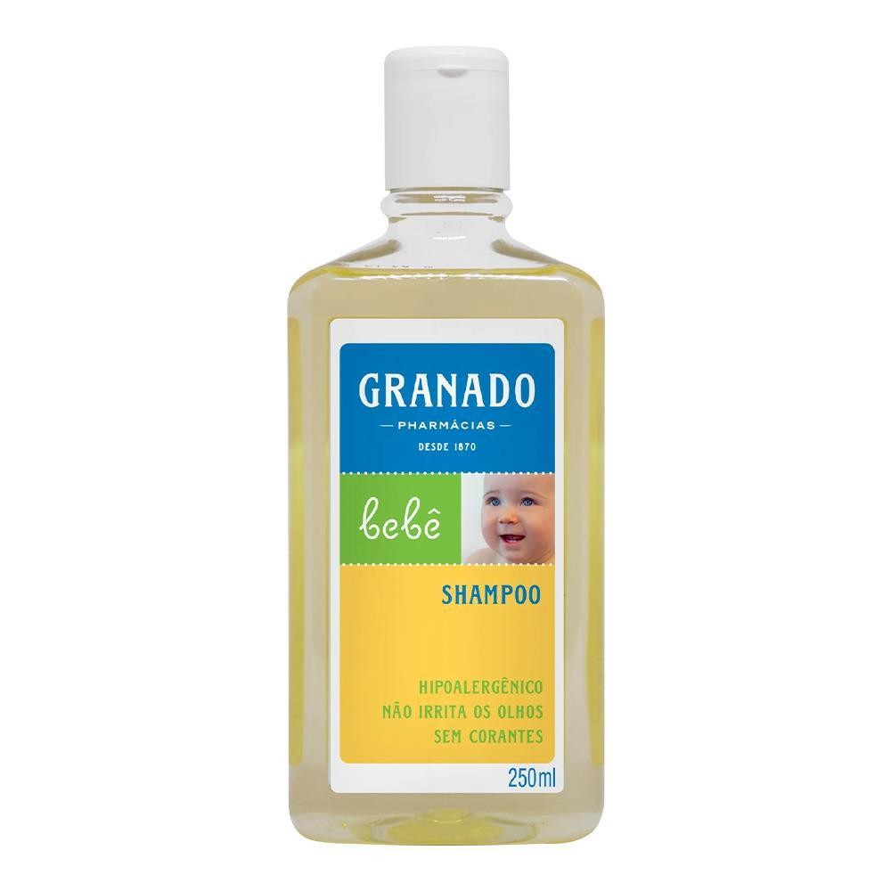 GRANADO BEBÊ SHAMPOO TRADICIONAL COM 250ML em Oferta na Shopee