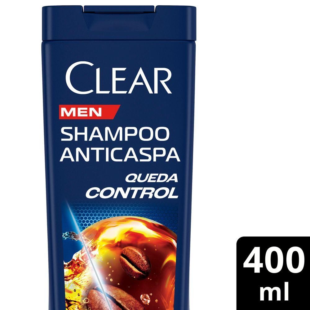 Shampoo Clear Men Anticaspa Queda Control 400 ml - Beauty