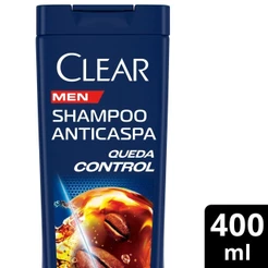Shampoo Clear Men Anticaspa Queda Control 400 ml