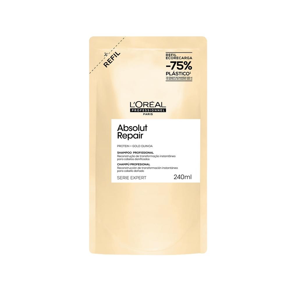 L'ORÉAL PROFESSIONNEL ABSOLUT REPAIR SHAMPOO REFIL 240ML em Oferta na Shopee