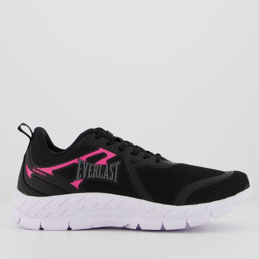 Tênis Everlast Bunker 5 Feminino Preto e Rosa