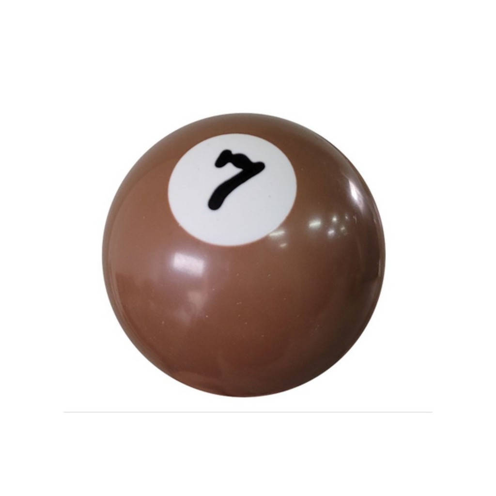 Manopla Bola Câmbio Sinuca N7 Marron 54mm Esportiva