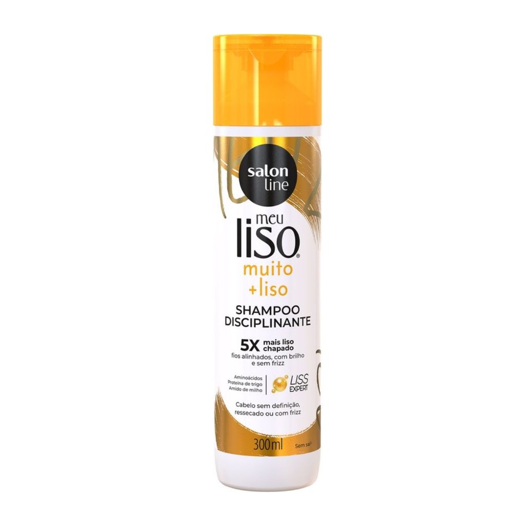 Shampoo Disciplinante Meu Liso Amido Milho Salon Line 300ml