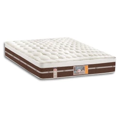 Colchão Casal Molas Ensacadaas Pocket Silver Star Air Híbrido Euro Pillow (138x188x32) - Castor