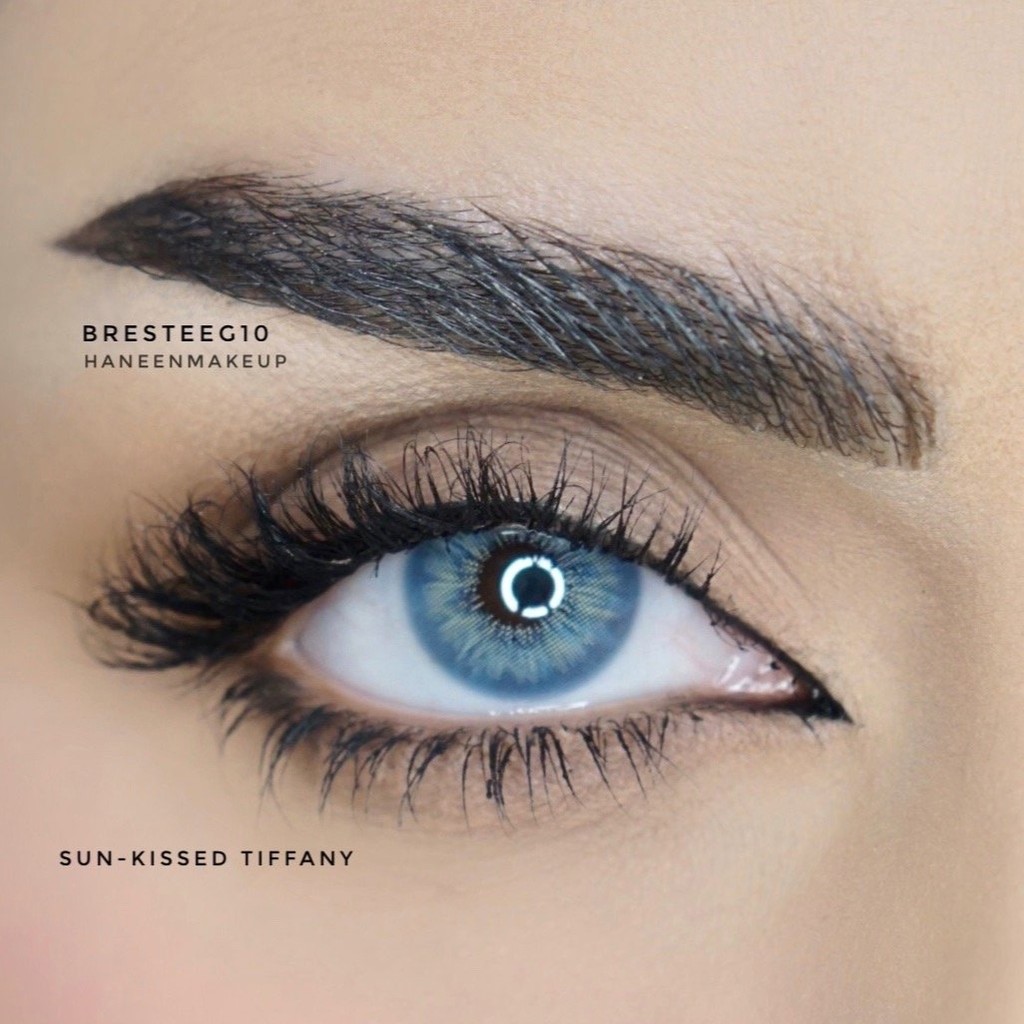 Lentes de Contato Azul Natural Sun Kissed Tiffany FreshLady em Oferta na Shopee