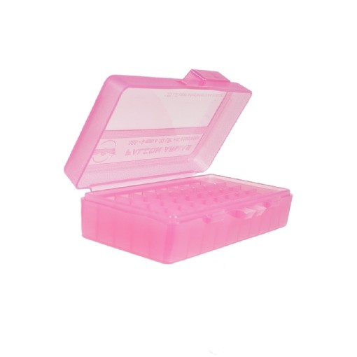 Caixa para Munição Falcon Armas Rosa - 50 Munições .380 -.9mm - .22lr Com adaptador ( não acompanha) - Sports & Outdoors