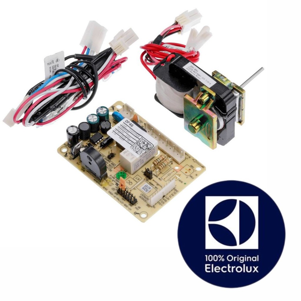 KIT PLACA POTÊNCIA / VENTILADOR / SENSOR  DF49 - DF46 70008875/70001453 REFRIGERADOR ORIGINAL ELECTROLUX (127V)