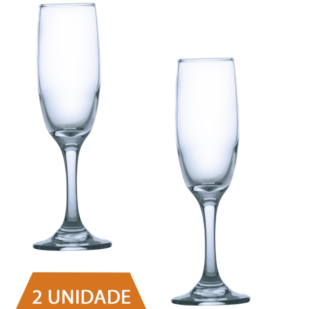 Kit 2 Taça de Champanhe Espumante Casamento 180ml em Oferta na Shopee