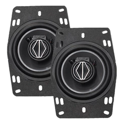 Par Alto Falante Bomber 4 Polegadas BBR TOP 120W RMS (60W Cada) 4 Ohms Triaxial Som Automotivo