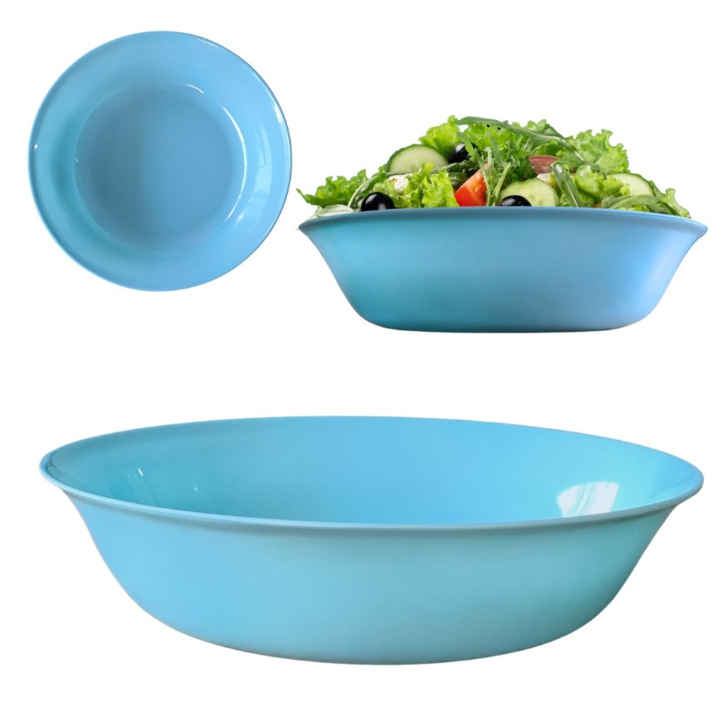 Tigela Saladeira Pote Redondo 1800ml em Melamina 25cm
