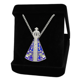 Colar Nossa Senhora De Aparecida Aço Inox Original + Caixa em Oferta na Shopee