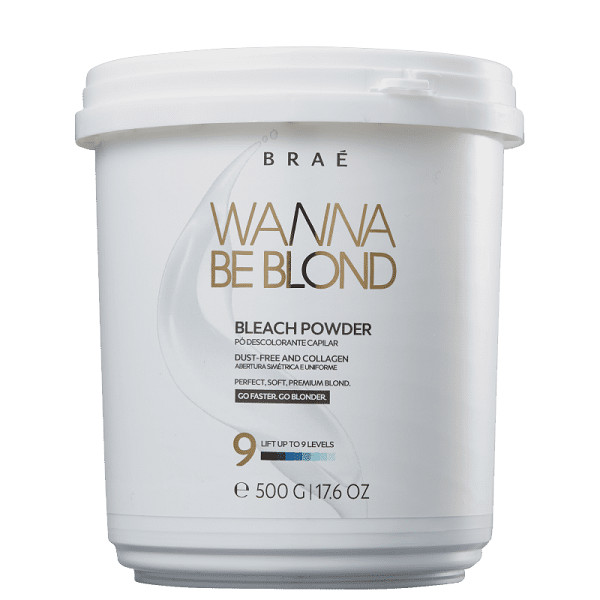 BRAÉ Wanna Be Blond Po Descolorante 500g em Oferta na Shopee