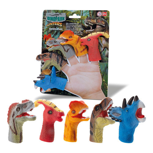Dedoche Fantoche Infantil 5 Espécie Dinossauro Colecionável em Oferta na Shopee