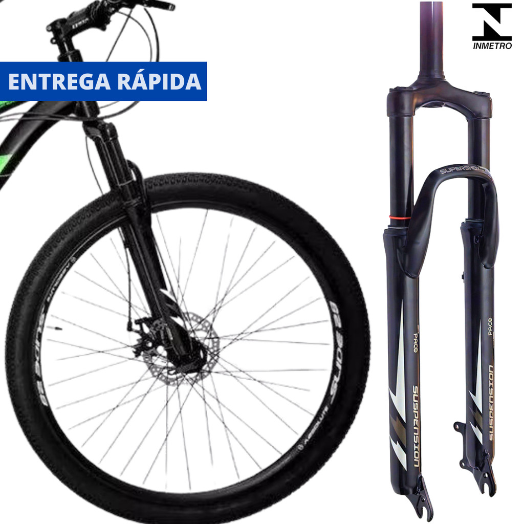 Suspensão Amortecedor Garfo 29 ahead set over 28.6mm MTB Paco Original c/ Garantia