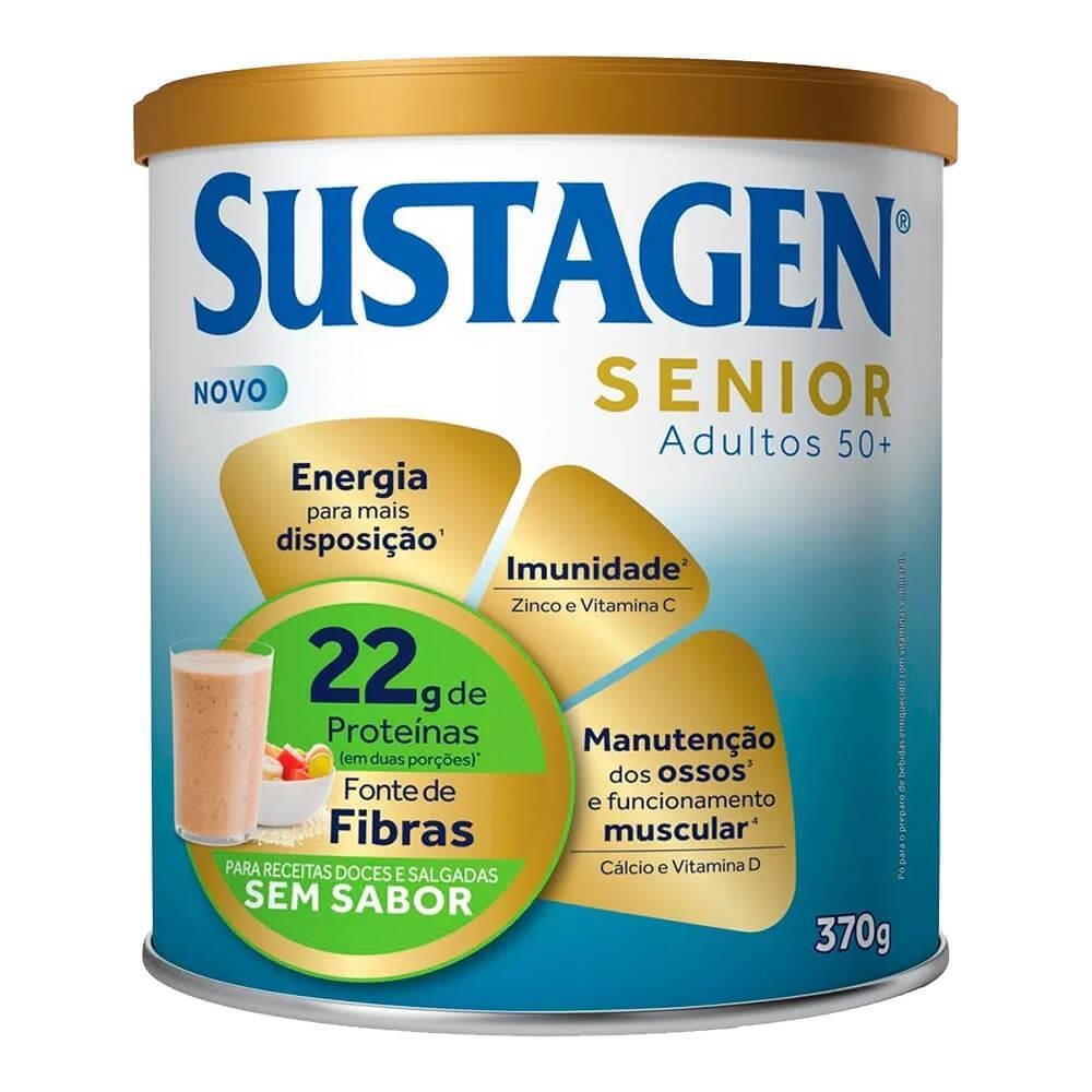 SUSTAGEN SENIOR ADULTOS 50+ SEM SABOR COM 370G