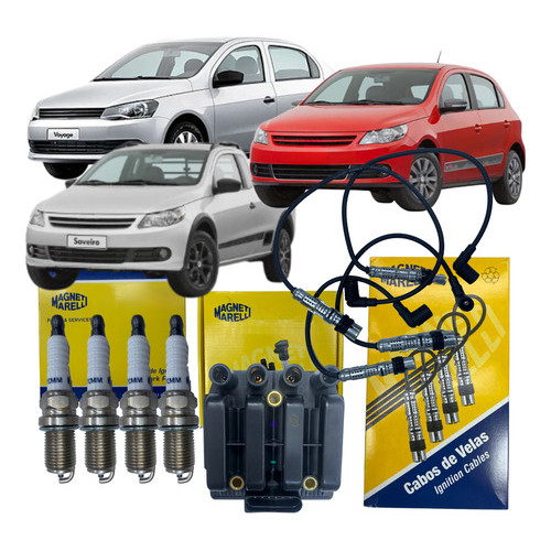 Kit Vela Bobina Cabo Magneti Marelli Voyage G5 G6 2012 2013