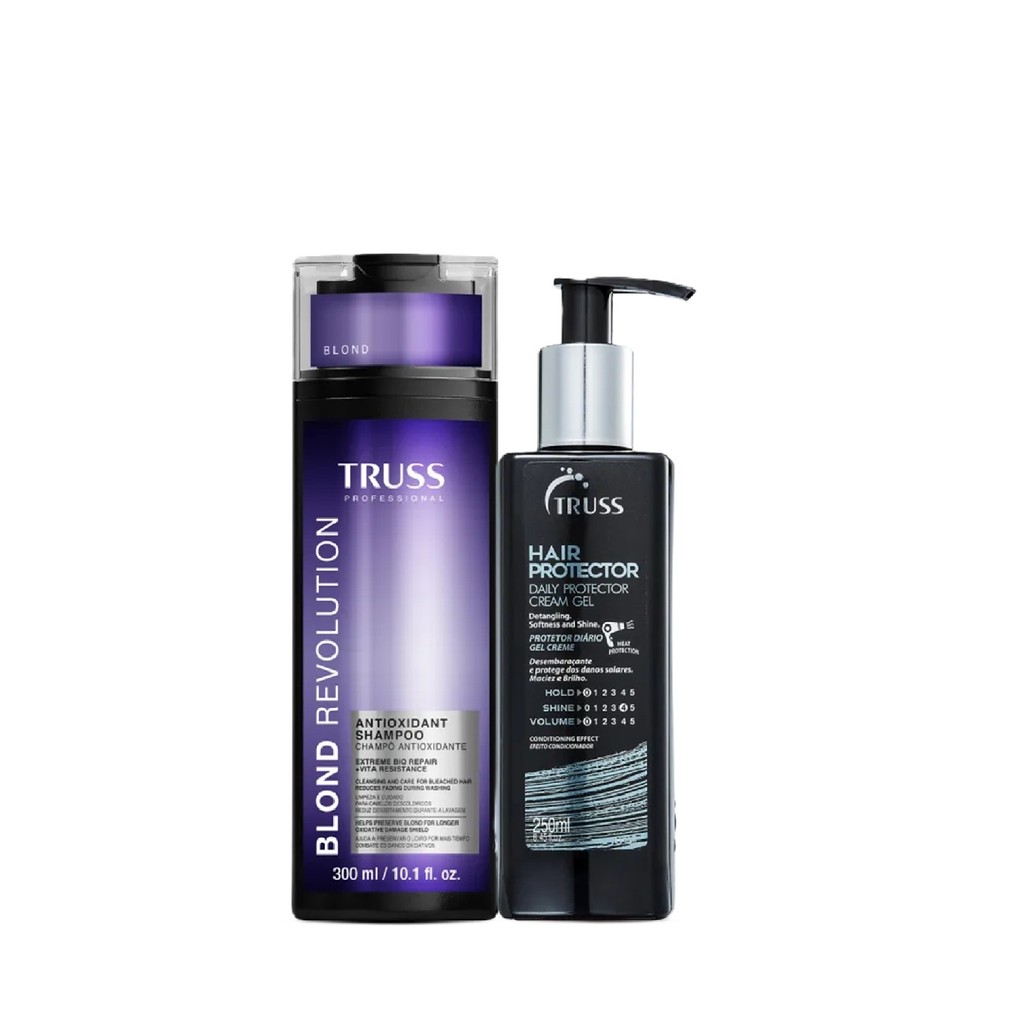 Kit Truss Blond Revolution - Shampoo 300ml + Hair Protector 250ml