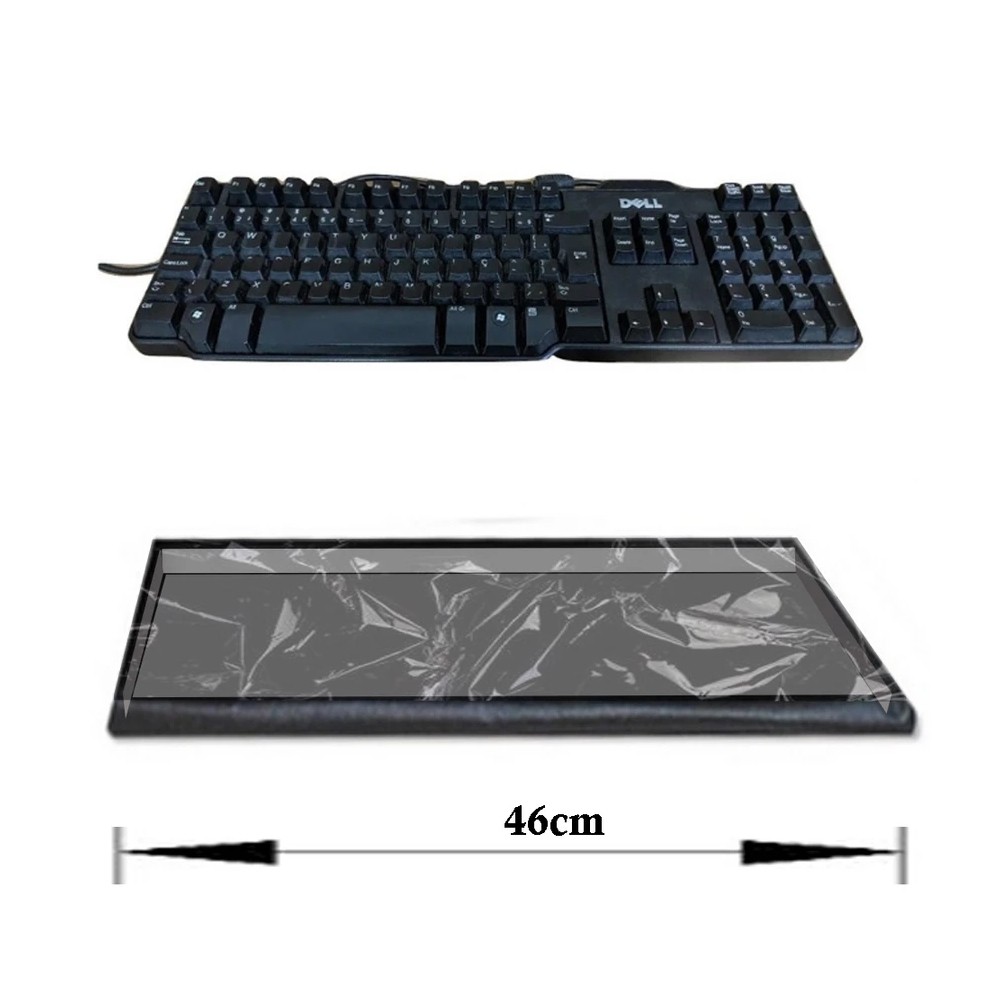 Capa Proteção Teclado de Computador PC Frente Transparente Impermeável