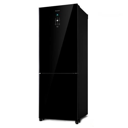 Detalhes do Refrigerador Bottom Freezer Inverter Panasonic de 02 Portas Frost Free com 480 Litros Preto - NR-BB71GVFB