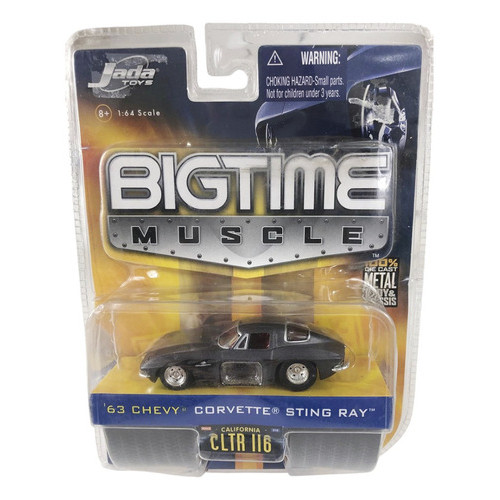 Carrinho Bigtime Muscle 63 Chevy Corvette Sting Ray + Nf-e