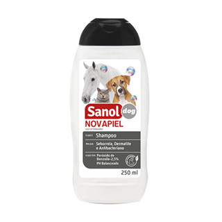 SHAMPOO NOVAPIEL 250ML SANOL DOG em Oferta na Shopee