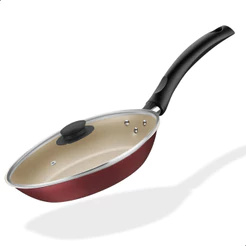 Frigideira antiaderente tramontina grande com tampa 24cm