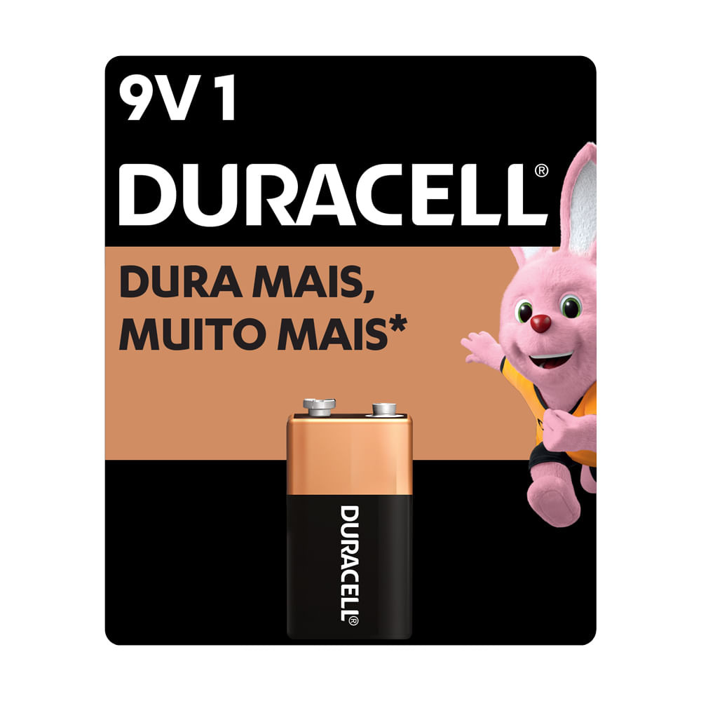 Bateria Duracell 9V Alcalina com 1 Unidade em Oferta na Shopee