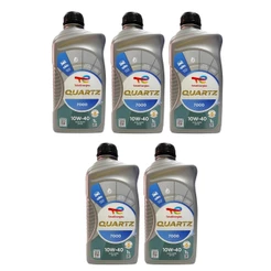 5 litros Óleo 10w40 Total Quartz 7000 Semissintético