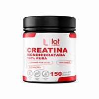 Creatina 150g Creapure Pura Massa Muscular Força Performance Lot Nutrition