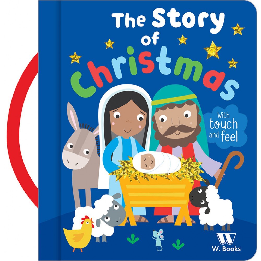 Livro Almofadado pequeno The Story of Christmas W.Books