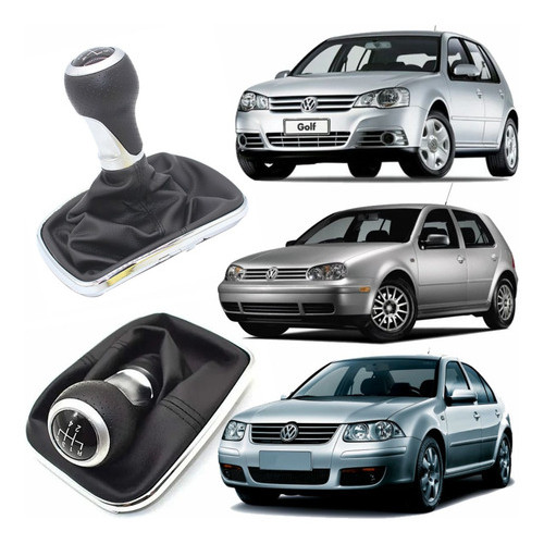 Manopla Coifa Golf Gti Sapão Sportline Mk4 E Mk4,5 Bora