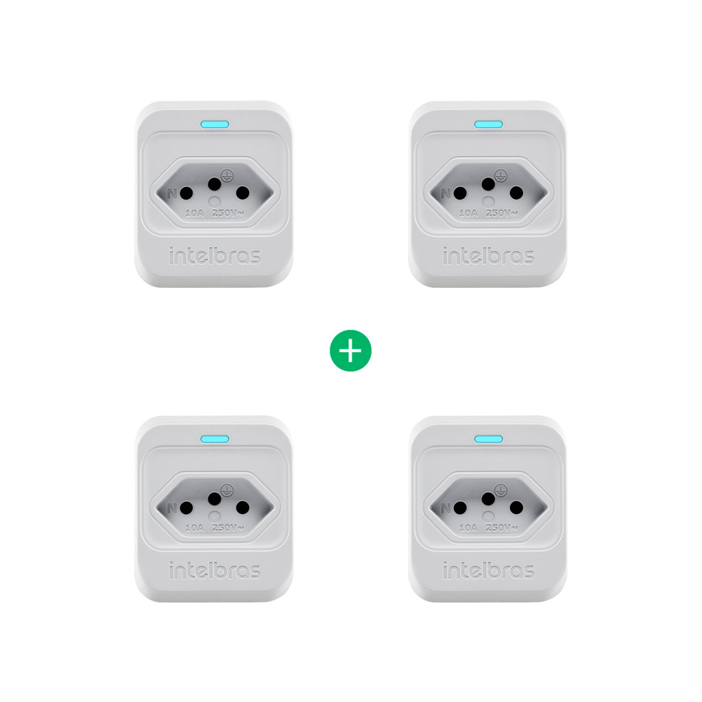 Kit Dispositivo de Proteção Elétrica EPS 301 Branco - 4 peças