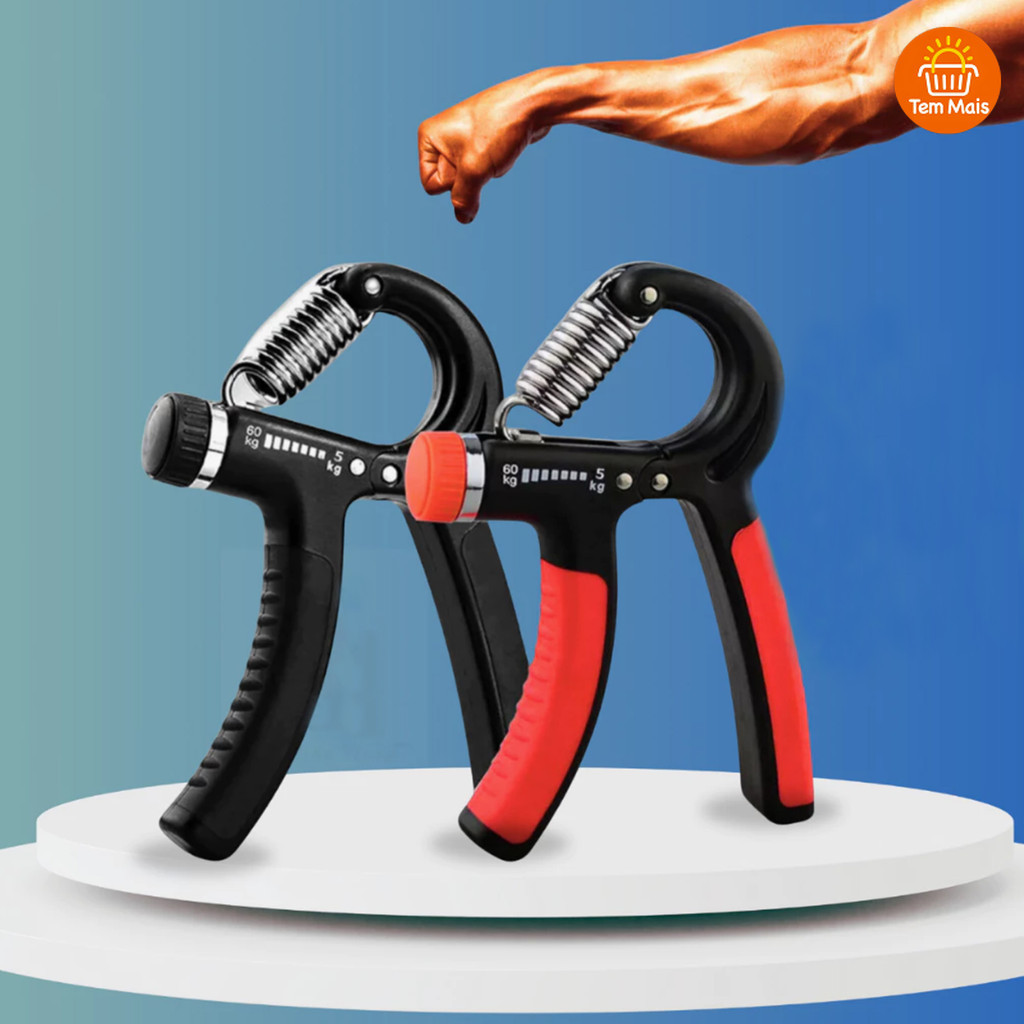 Manual grip com peso de resistência variando de 5 a 60 KG usado para aprimorar a força do antebraço e dos dedos