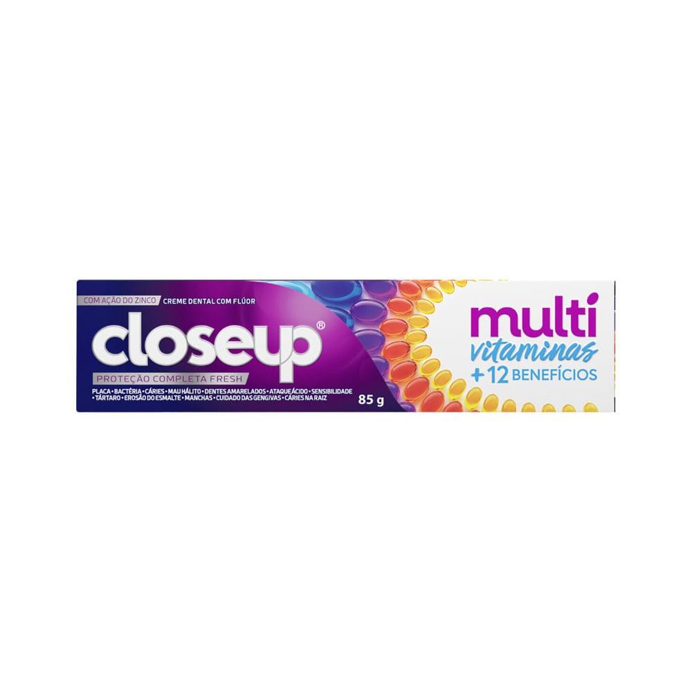Creme Dental Close Up 84gr Multivitaminas em Oferta na Shopee