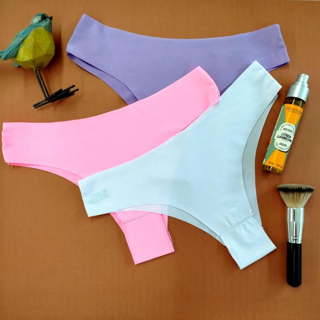 Kit Calcinha Feminina 10 peças Tanga Sem Costura Não Marca