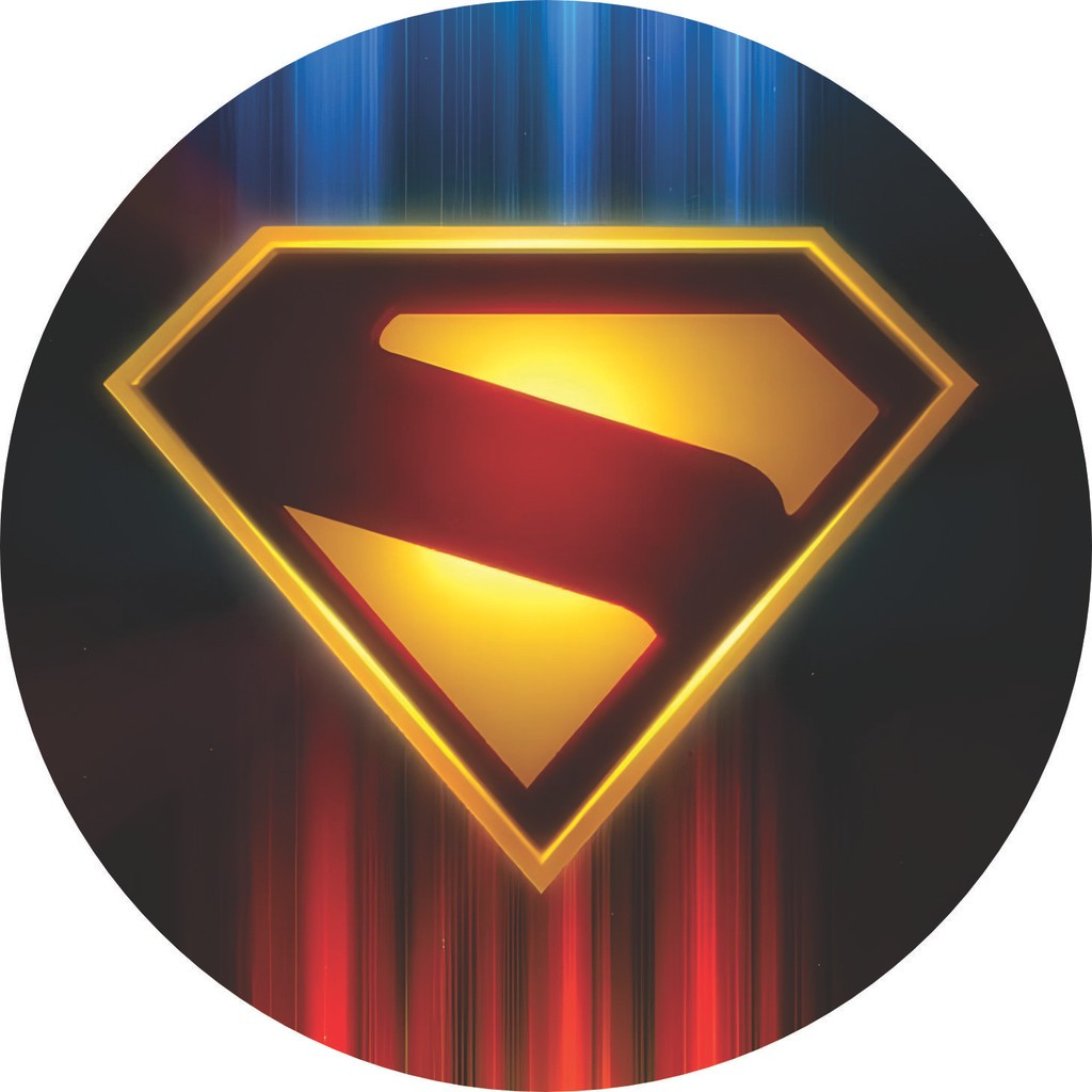 Capa de Painel Heróis Superman Kripto Super Homem Redondo Tecido Sublimado Vários Modelos 1,50x1,50m e 50x50cm em Oferta na Shopee