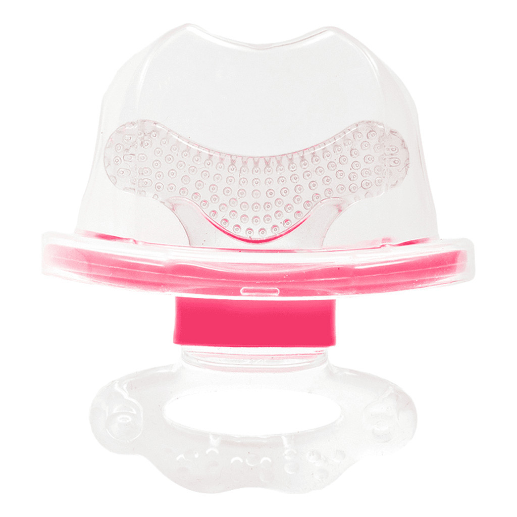 Chupeta Mordedor Massageador De Gengiva Rosa 6757 - Buba em Oferta na Shopee