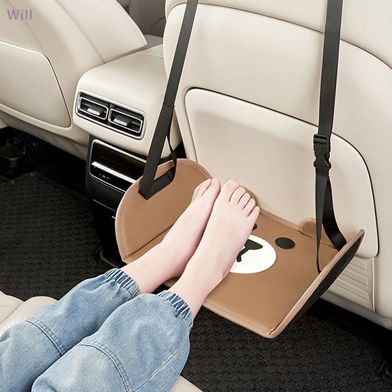 Descanso De Viagem Do Carro Almofada De Pé Portátil Rede Longo Vôo Essencial Escritório Apoio Para Os Pés Ajustável Supr