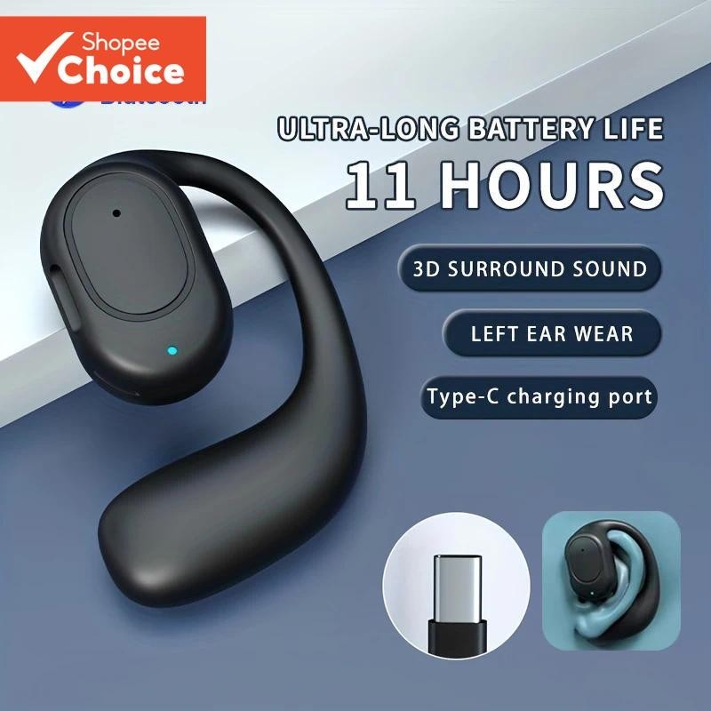 KY2 Fones De Ouvido Sem Fio Bluetooth Com Clipe Para Esportes Microfone Fone Estéreo HiFi