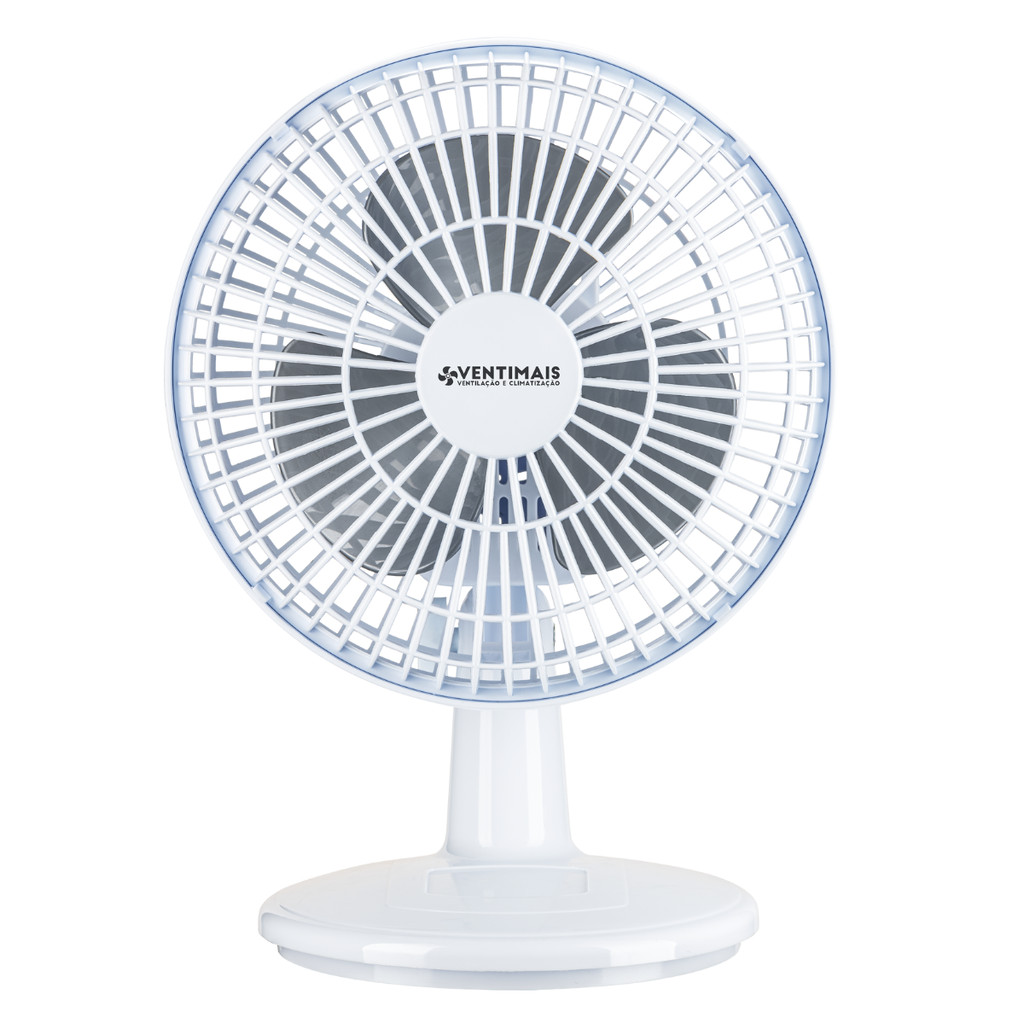 Mini Ventilador de Mesa Ventimais Turbo 20cm Branco 220V Compacto e Silencioso — oferta na Shopee